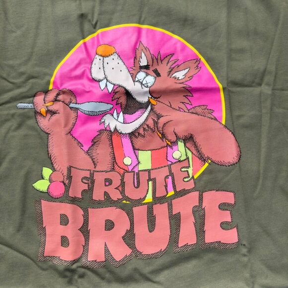 Kaws Men's Green and Pink T-shirt - Picture 2 of 4